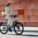 Riese and Muller Homage 2021 - Woman riding eBike