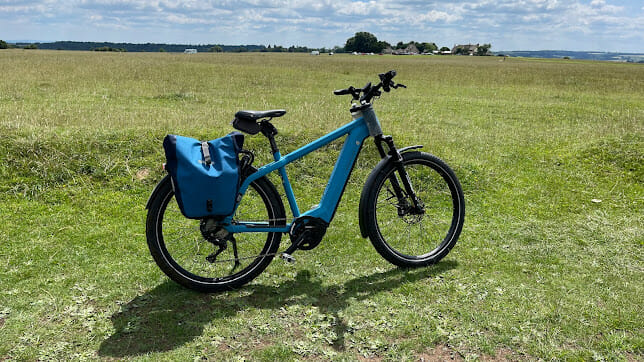 Paul Wilkins sent us this photo of his e-bike adventures, showing the electric bike he bought from EDEMO.