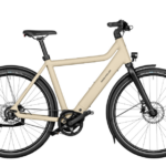 Riese and Muller Culture ebike in silent gearing biscuit colour