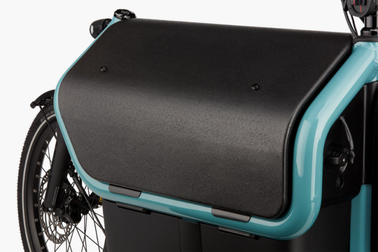 Riese and Muller Carrie Cargo bike flex box close up