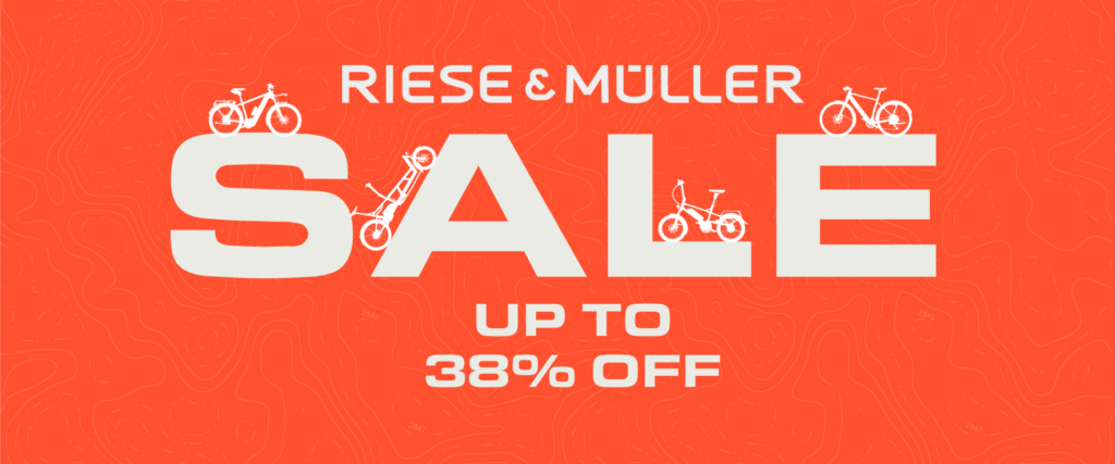 Riese and Muller ebike sale banner