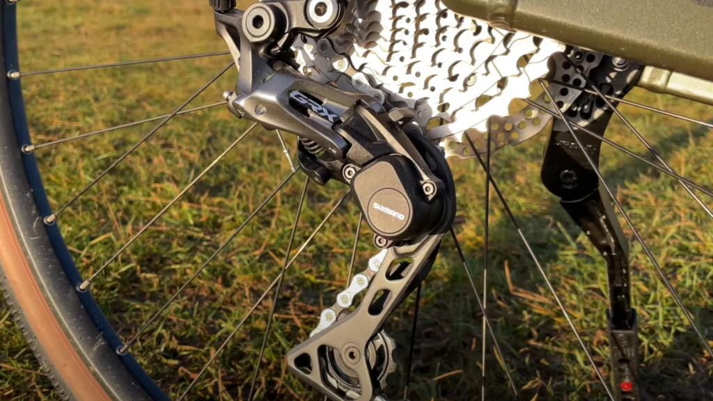 Riese & Müller UBN Five Commute Review: The E-Bike for Your Commute and Weekend Escapes! 4 Shimano GRX 11-speed drivetrain on a Riese and Muller UBN Five Commute
