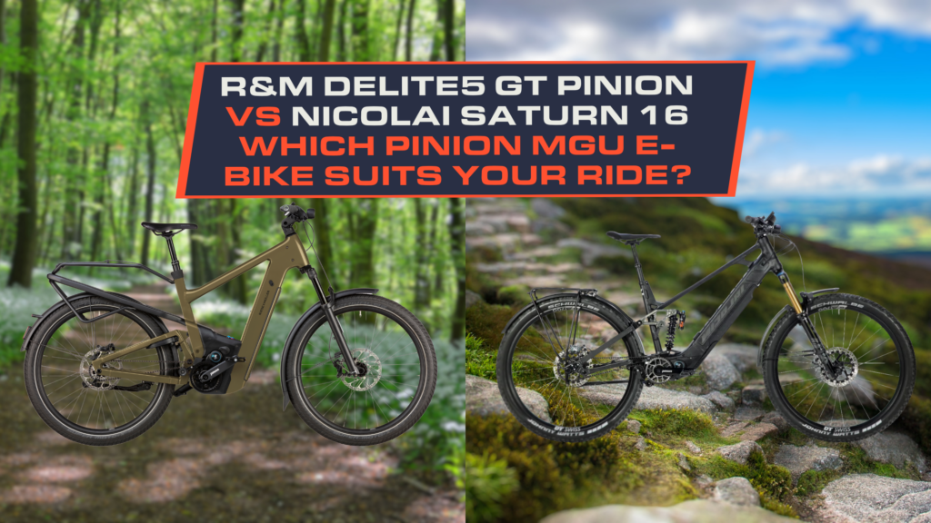 Riese & Müller Delite5 GT Pinion vs Nicolai Saturn 16 MGU – Pinion MGU E-Bike Comparison 1 a picture of the Delite5 GT Pinion vs Nicolai Saturn 16 MGU