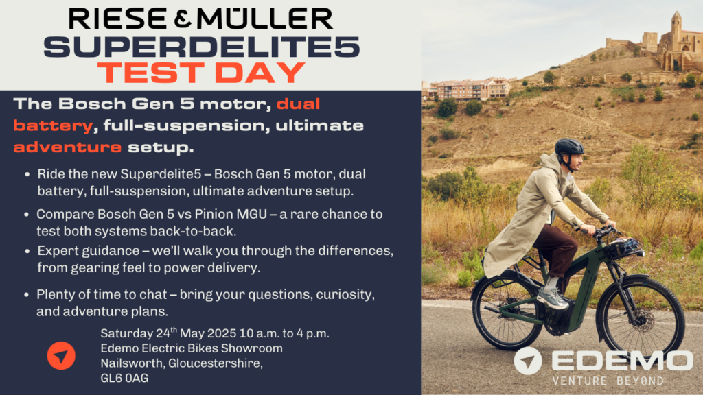 Riese and Muller Superdelite5 Test Event 1 R&M Superdelite5 Test Day